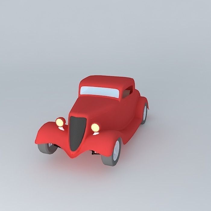 Hotrod ford coupe Free 3D model_1