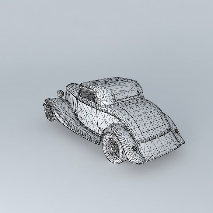 Hotrod ford coupe Free 3D model_3