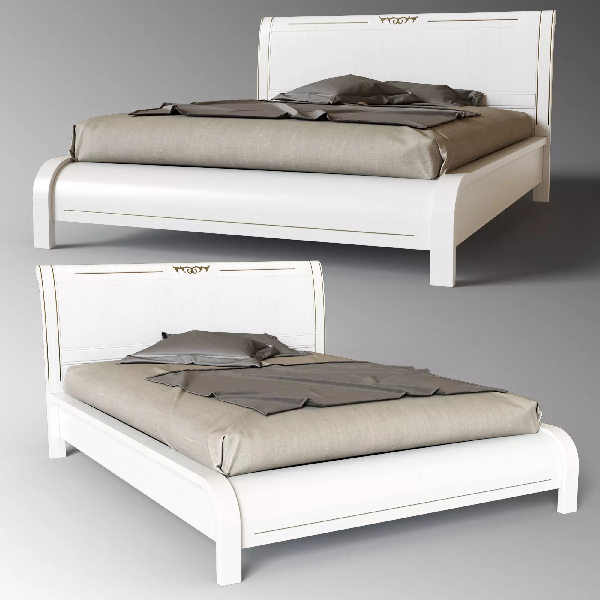 Bed Knaja Free 3D model