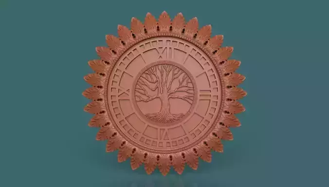 Wall Clock 3D print model