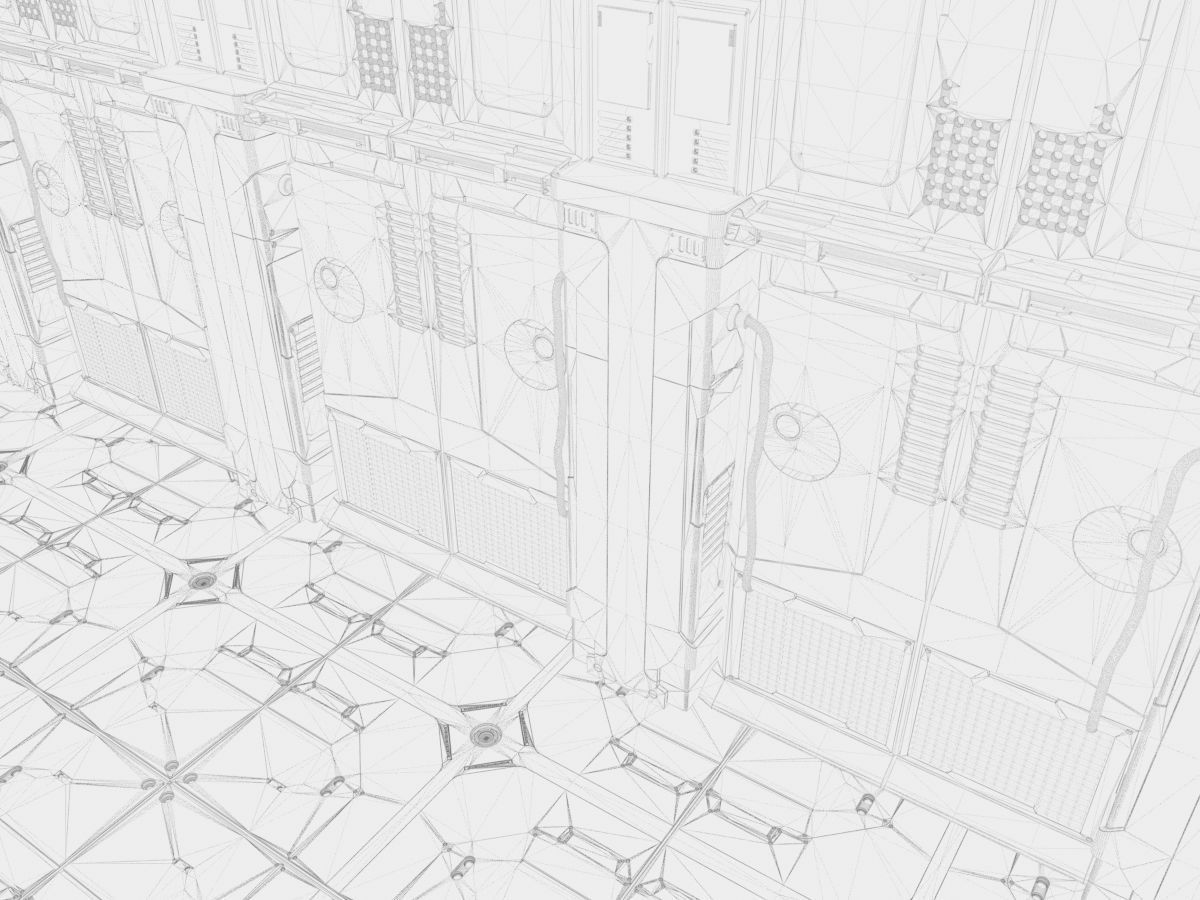 wall and flor asset V5 3D model_14