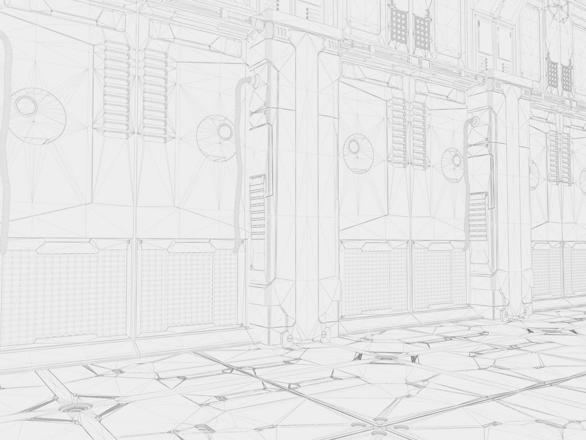 wall and flor asset V5 3D model_12