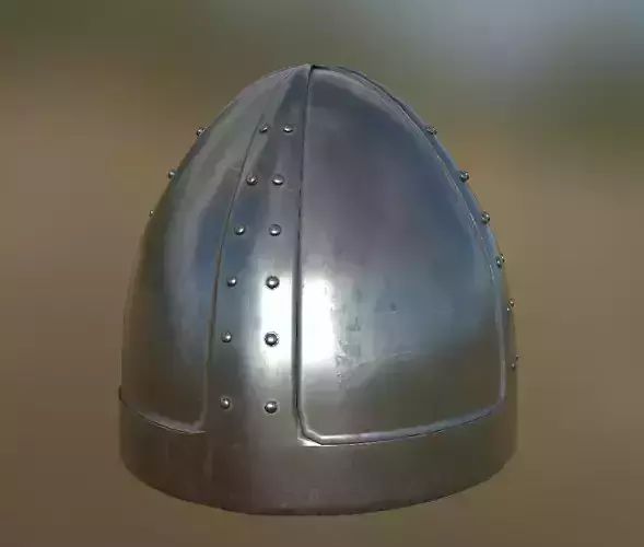 Norman Helmet Low-poly 3D model