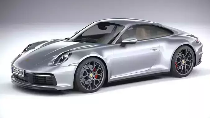 Porsche 911 Carrera 4S 2019 CoronaRender 3D model