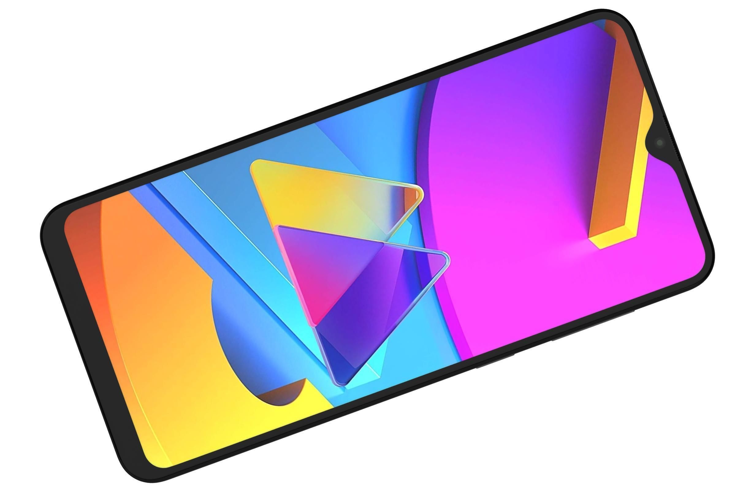 Samsung Galaxy M10s Stainless Black 3D model_8