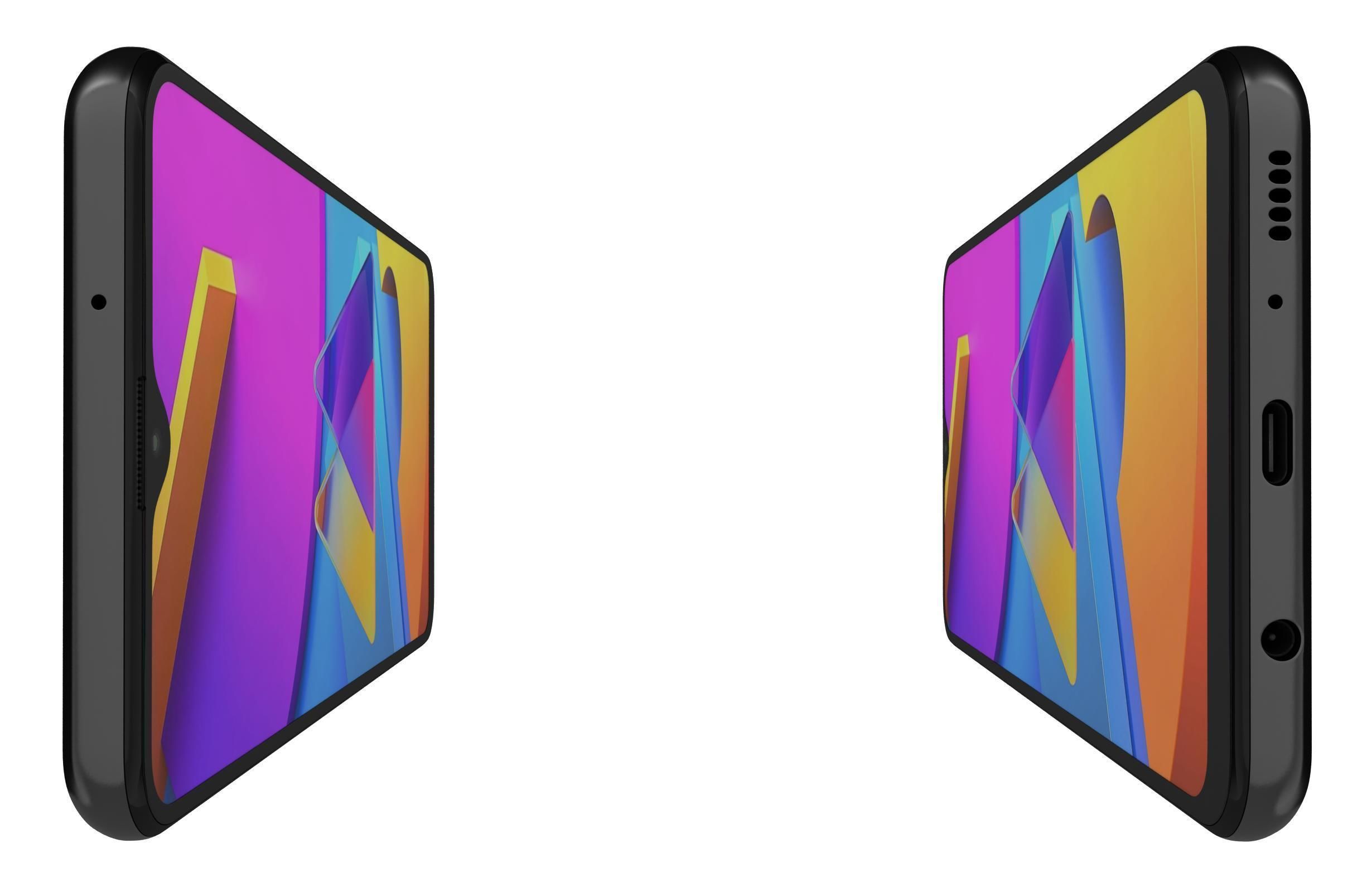 Samsung Galaxy M10s Stainless Black 3D model_6