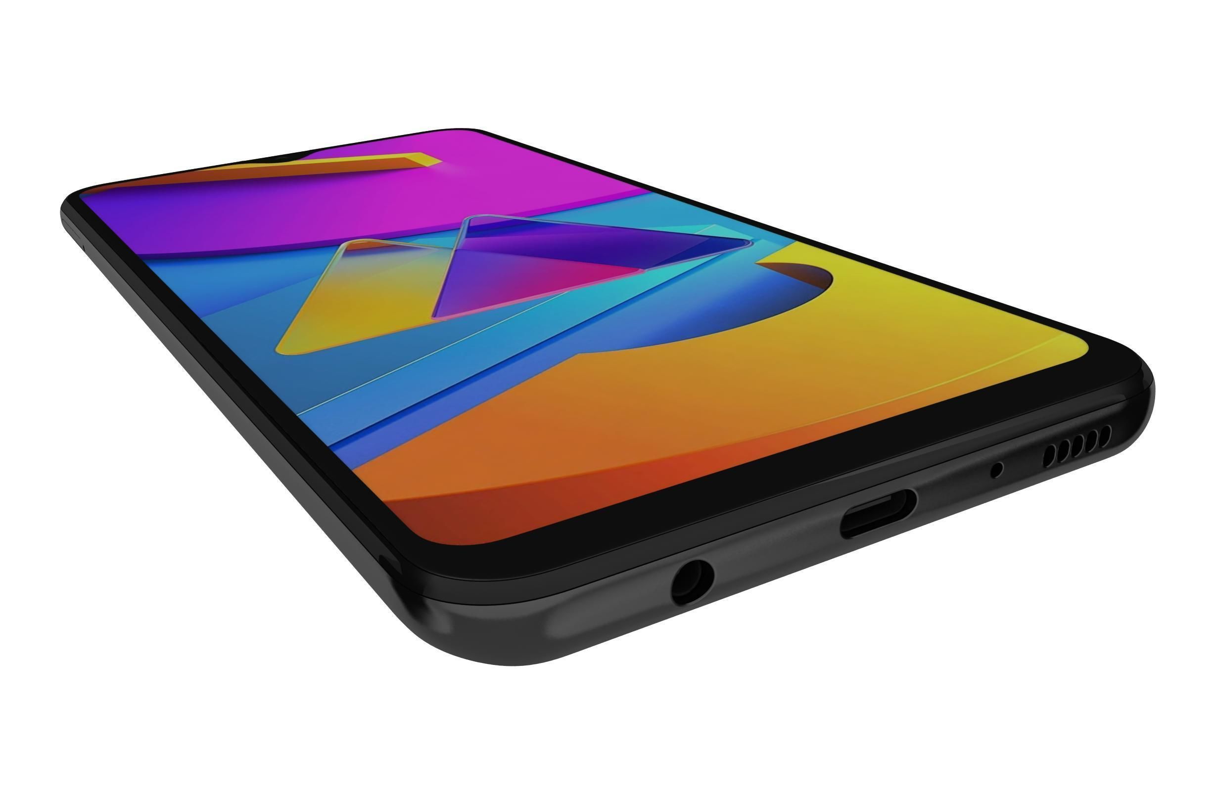 Samsung Galaxy M10s Stainless Black 3D model_13