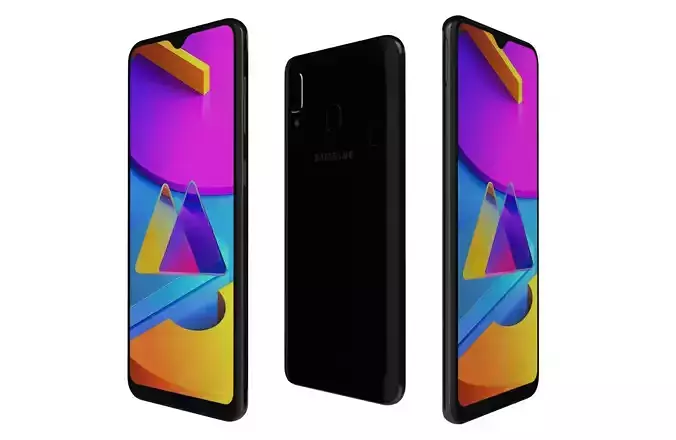 Samsung Galaxy M10s Stainless Black 3D model