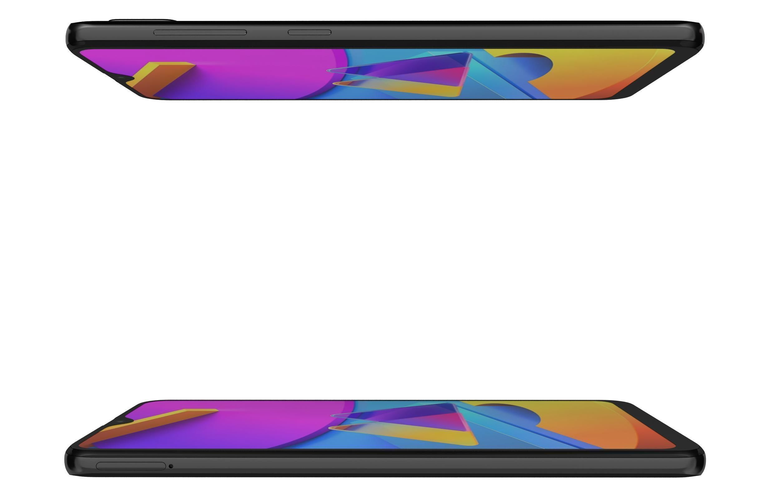 Samsung Galaxy M10s Stainless Black 3D model_7