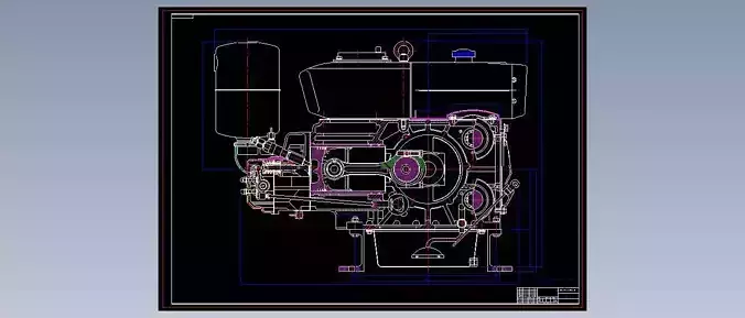 CT1125 4 Stroke Single Cylinder  Water Cooled Diesel Engine