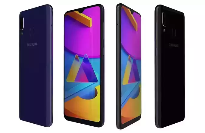 Samsung Galaxy M10s Metallic Blue And Stainless Black