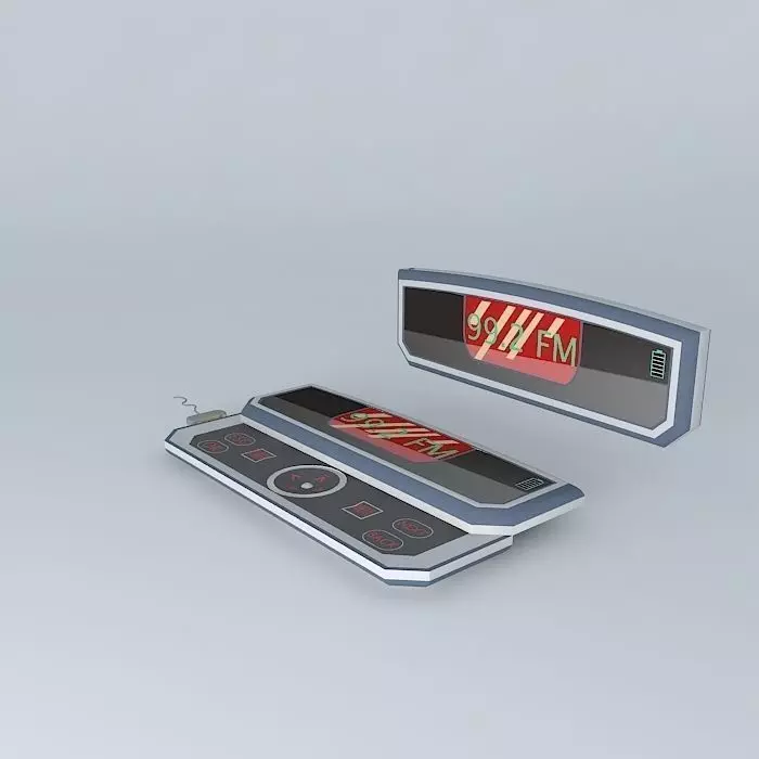 Digital Radio 3d challenge Free 3D model_0