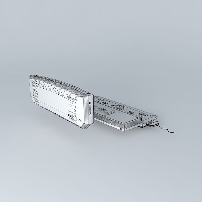 Digital Radio 3d challenge Free 3D model_4