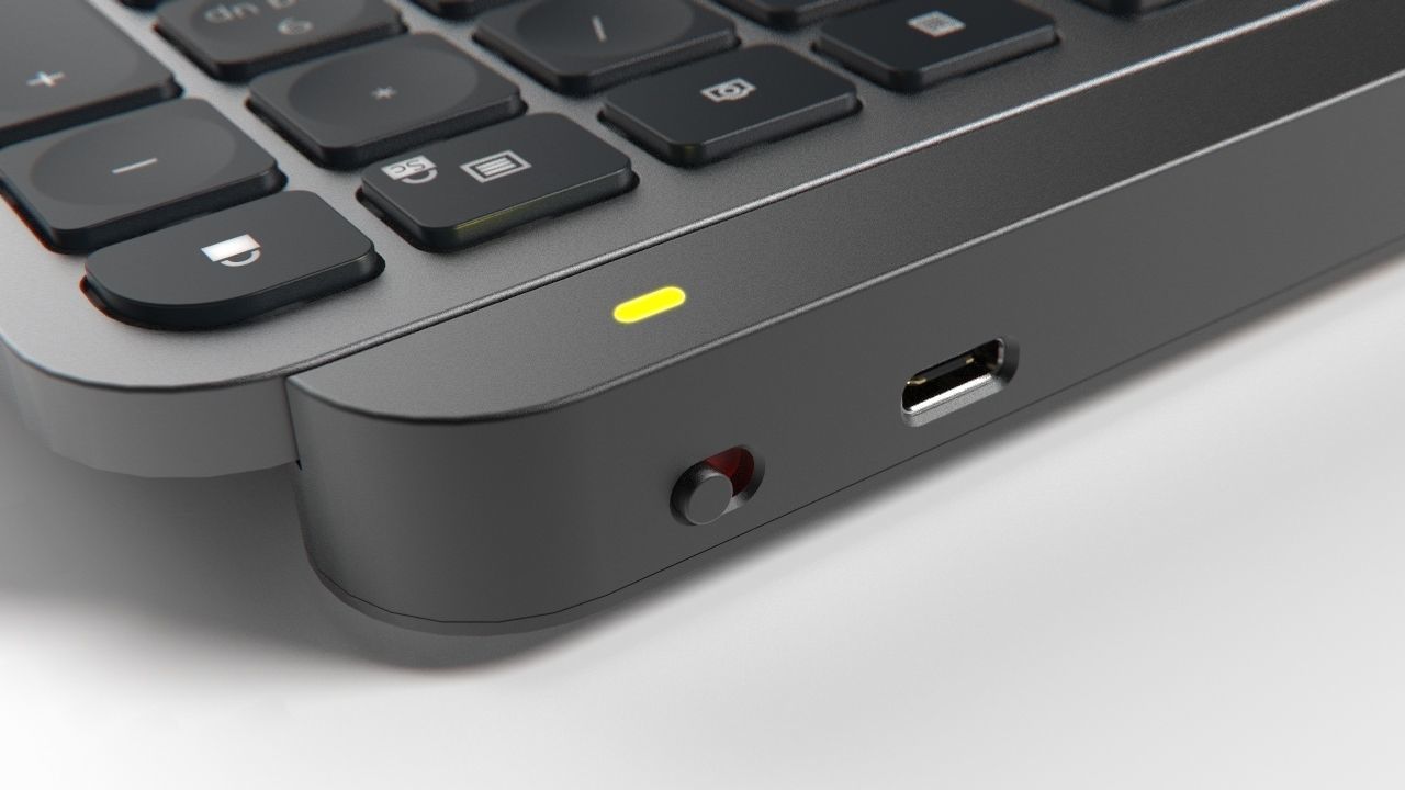 Logitech MX Keys Wireless PC Keyboard 3D model_3