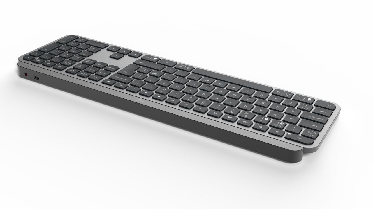 Logitech MX Keys Wireless PC Keyboard 3D model_6
