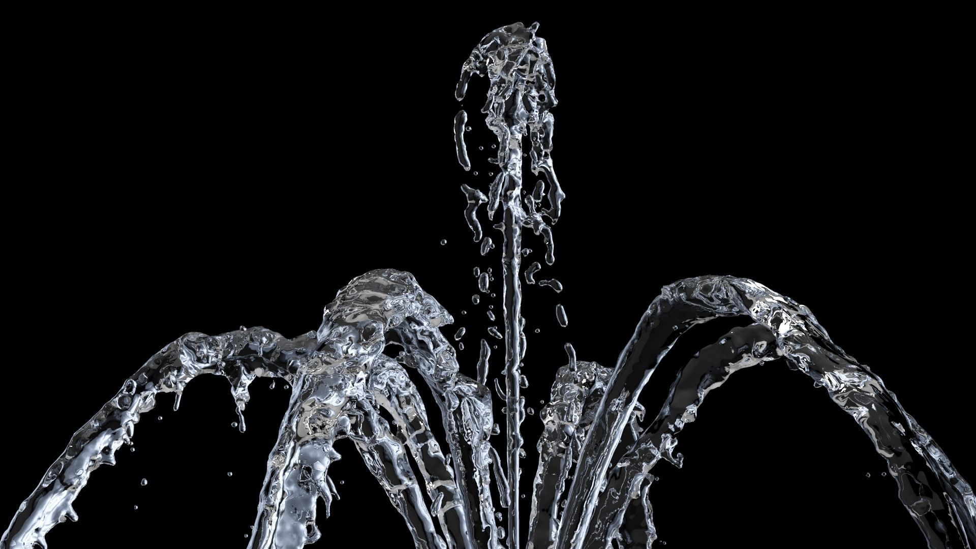 Fountain Water 3D model_5