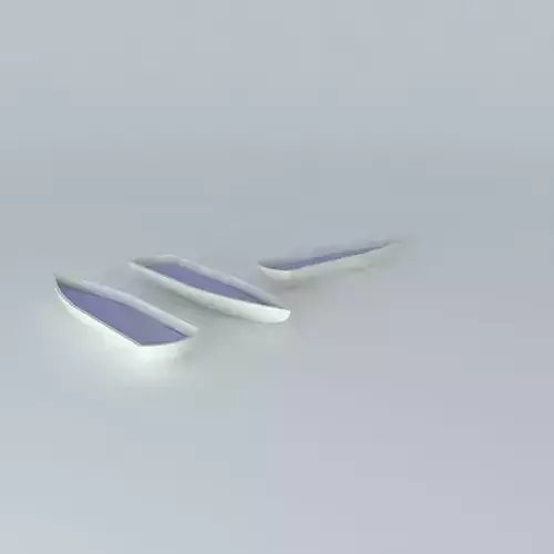 Simple boat hull Free 3D model