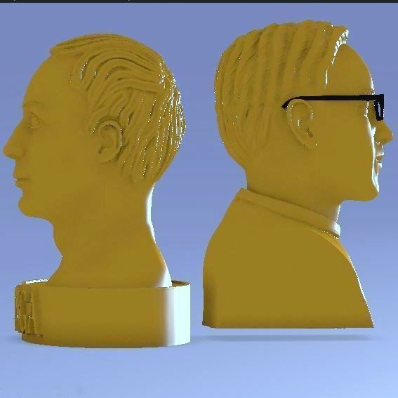 SHELDON COOPER ET LEONARD HOFSTADTER 3D print model_2
