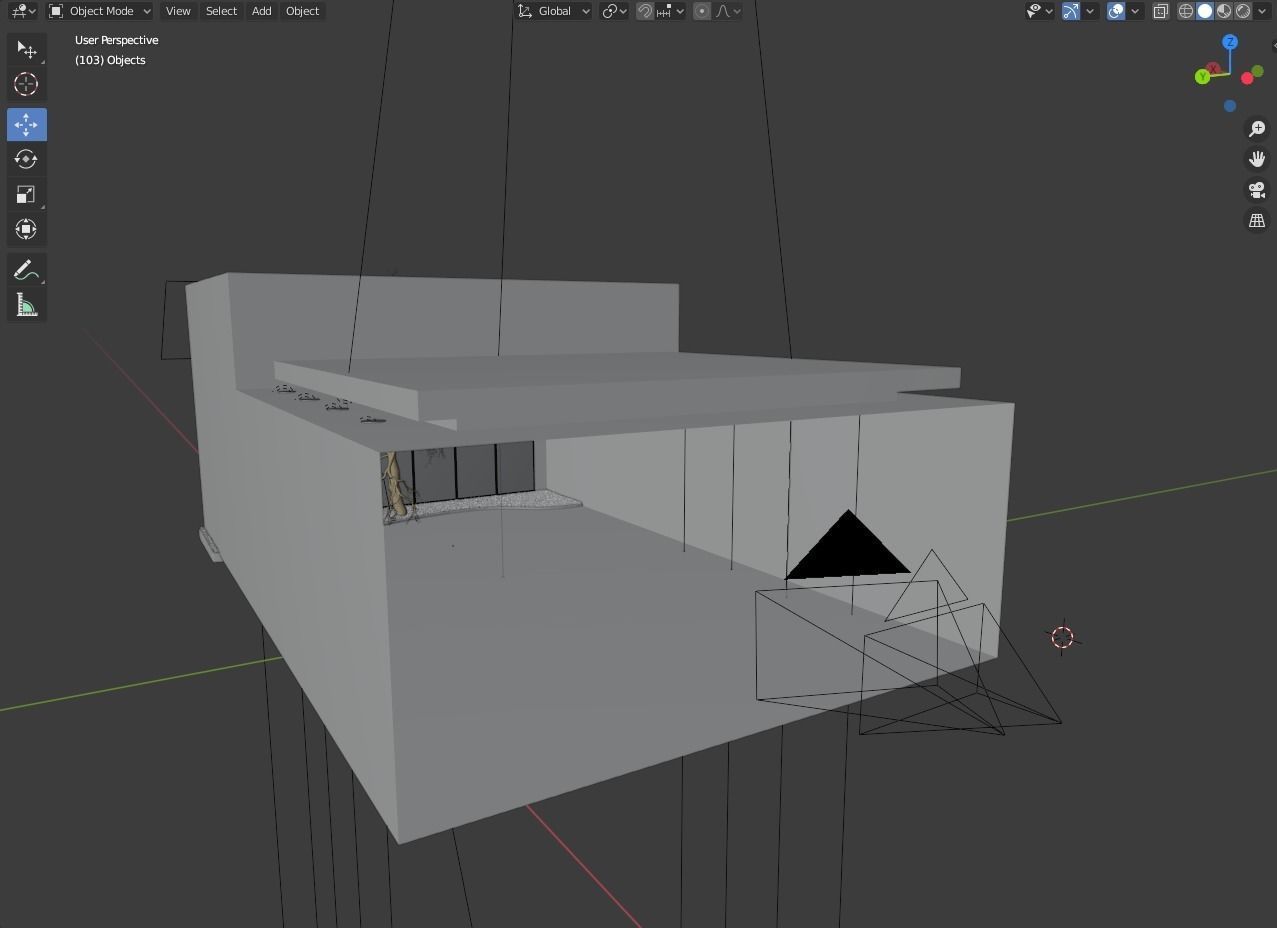 White Base Scenes Pack 3D model_12