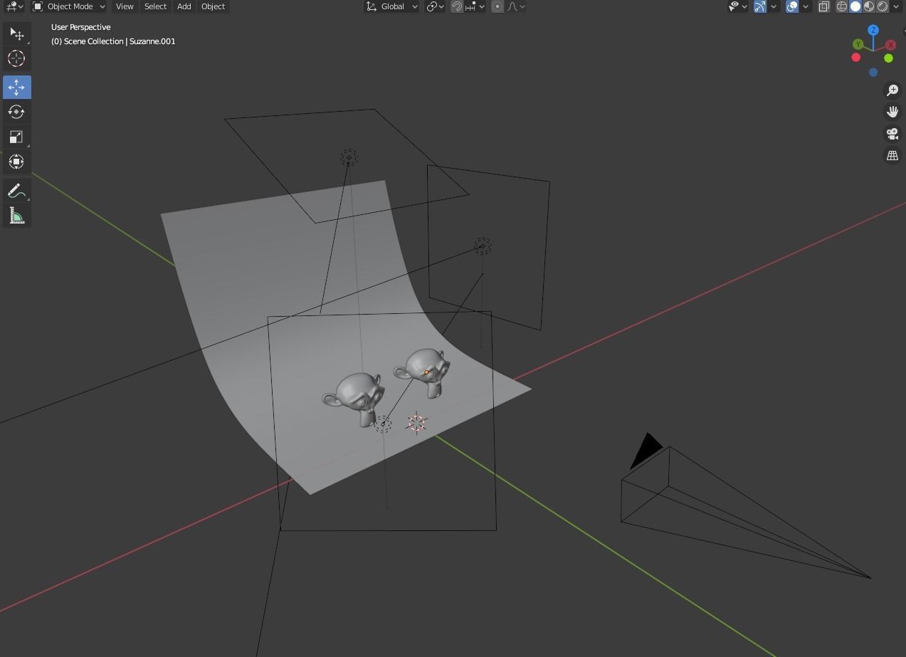 White Base Scenes Pack 3D model_14