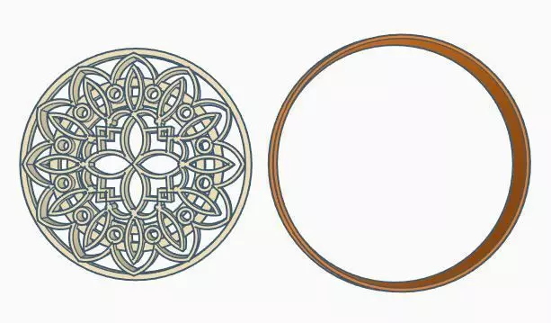 Mandala Cookie Cutter Set 3D print model