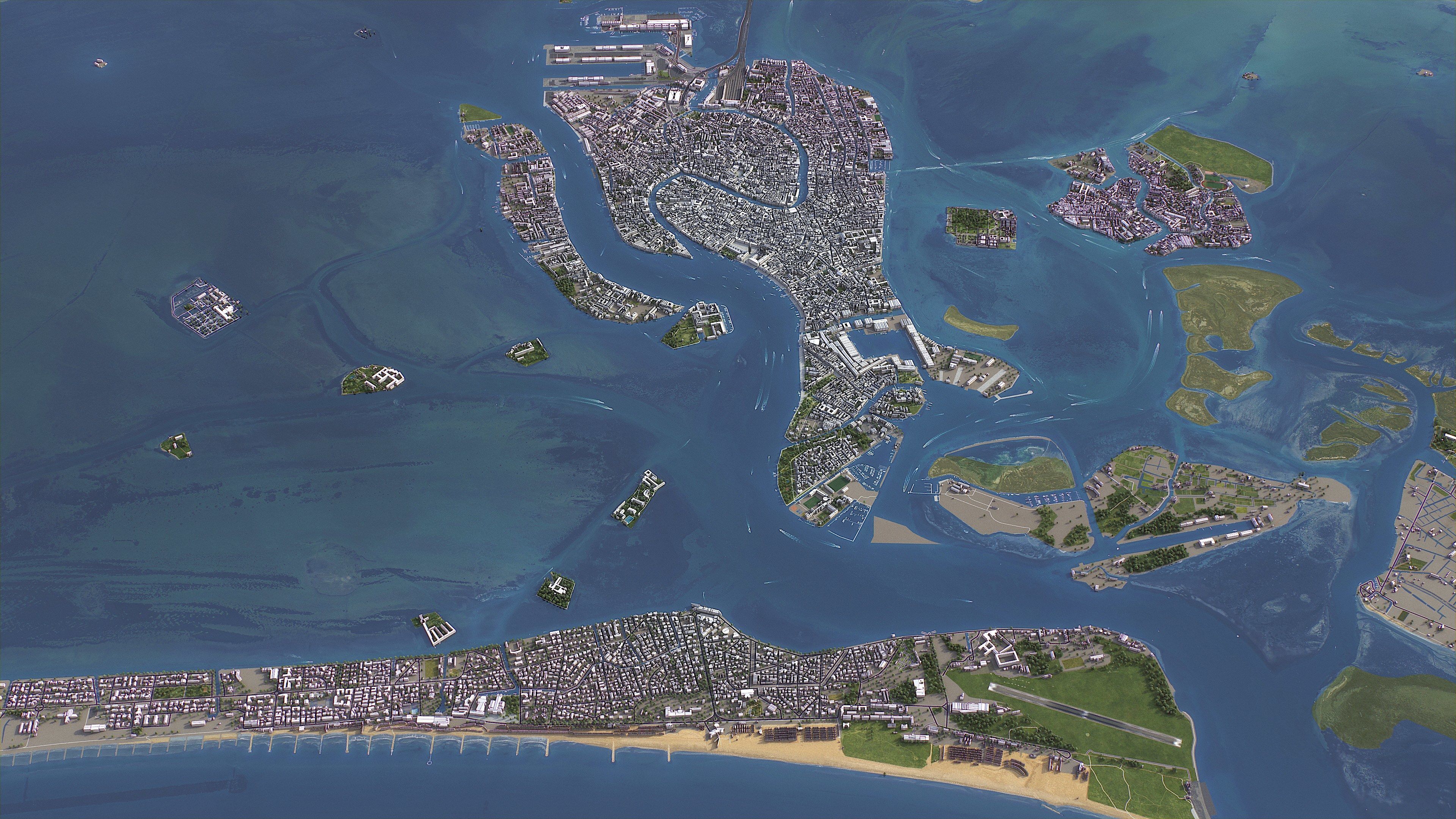 Venice - 3D City Model Low-poly 3D model_6