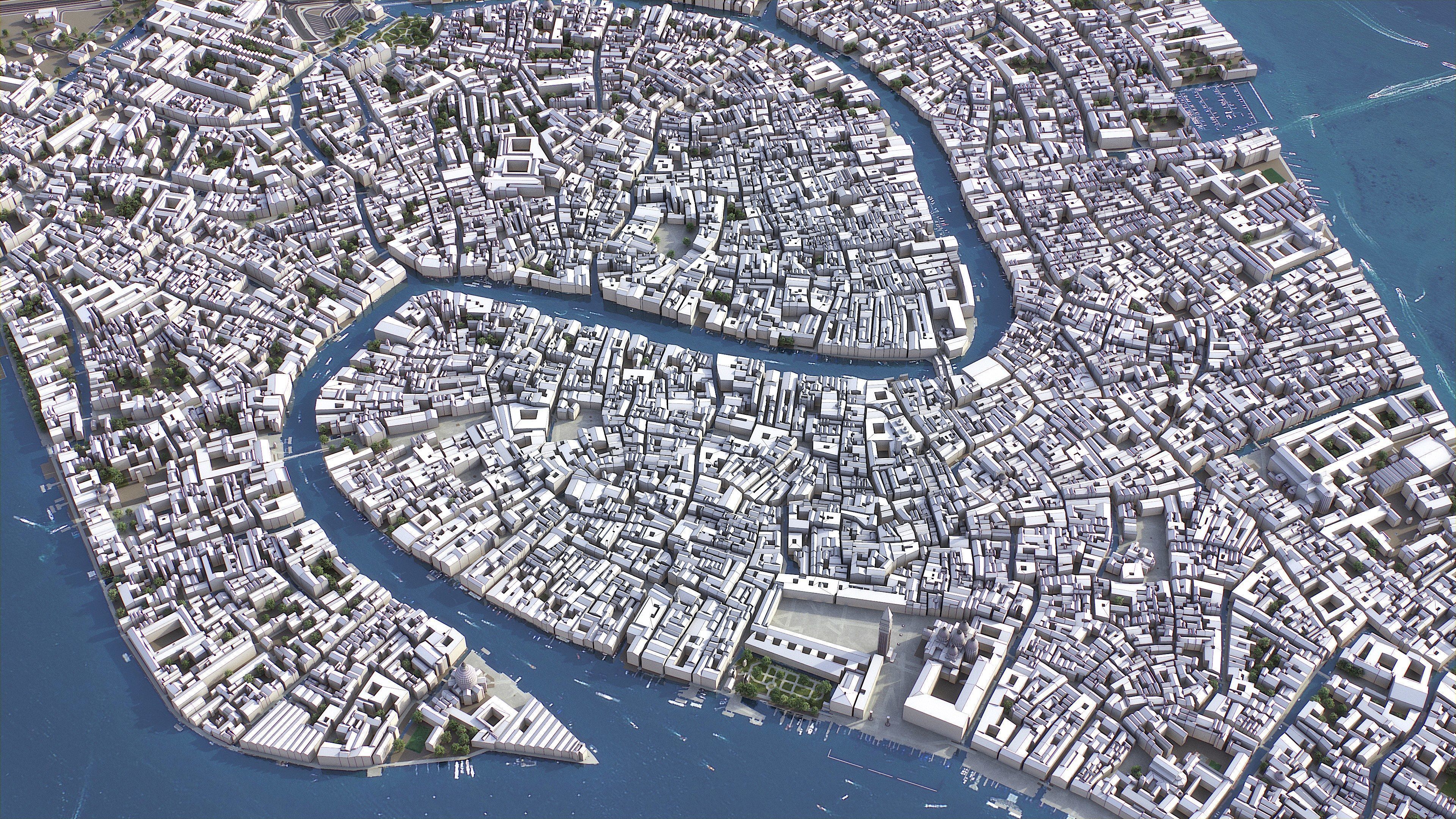 Venice - 3D City Model Low-poly 3D model_5