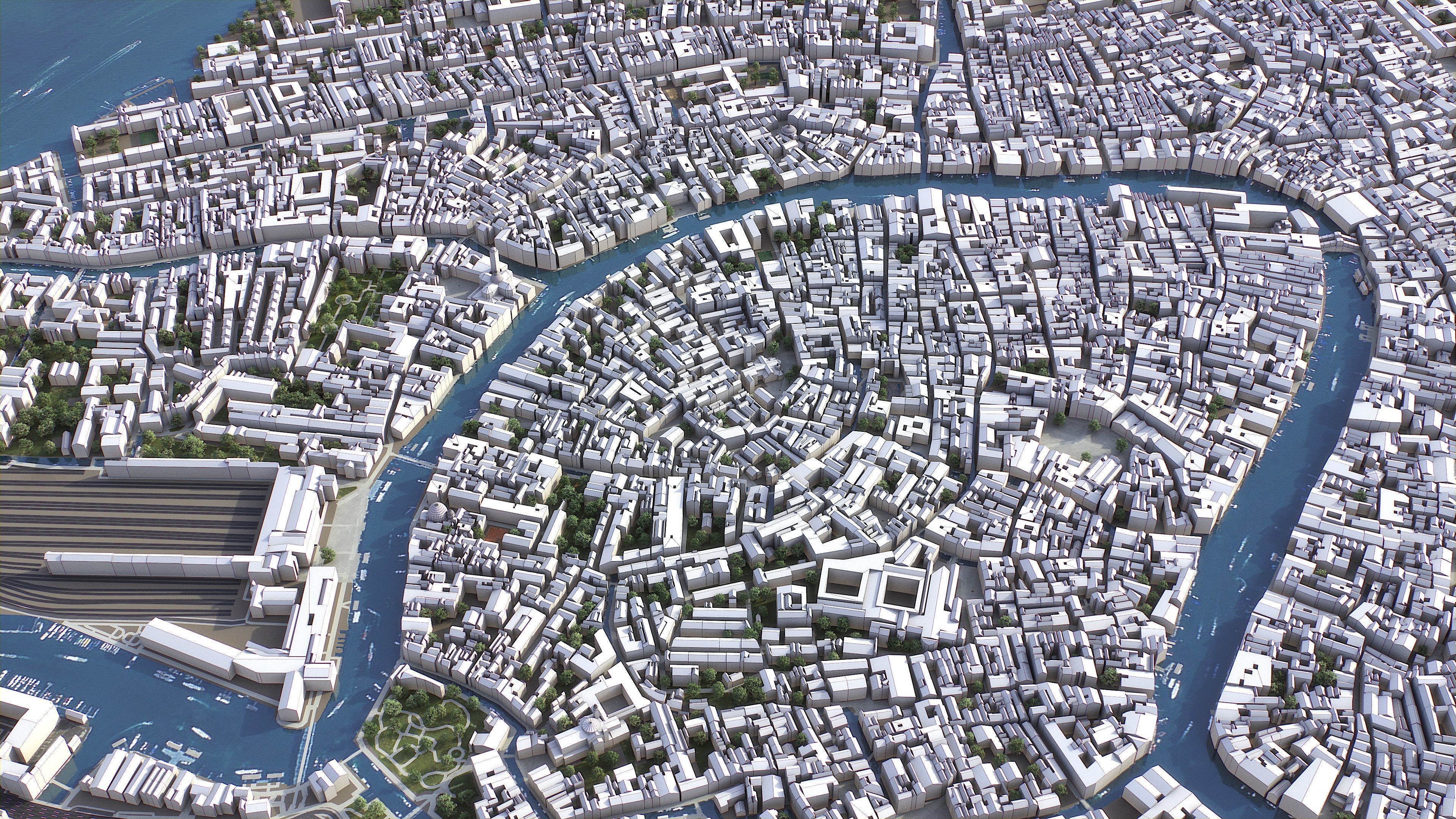 Venice - 3D City Model Low-poly 3D model_8