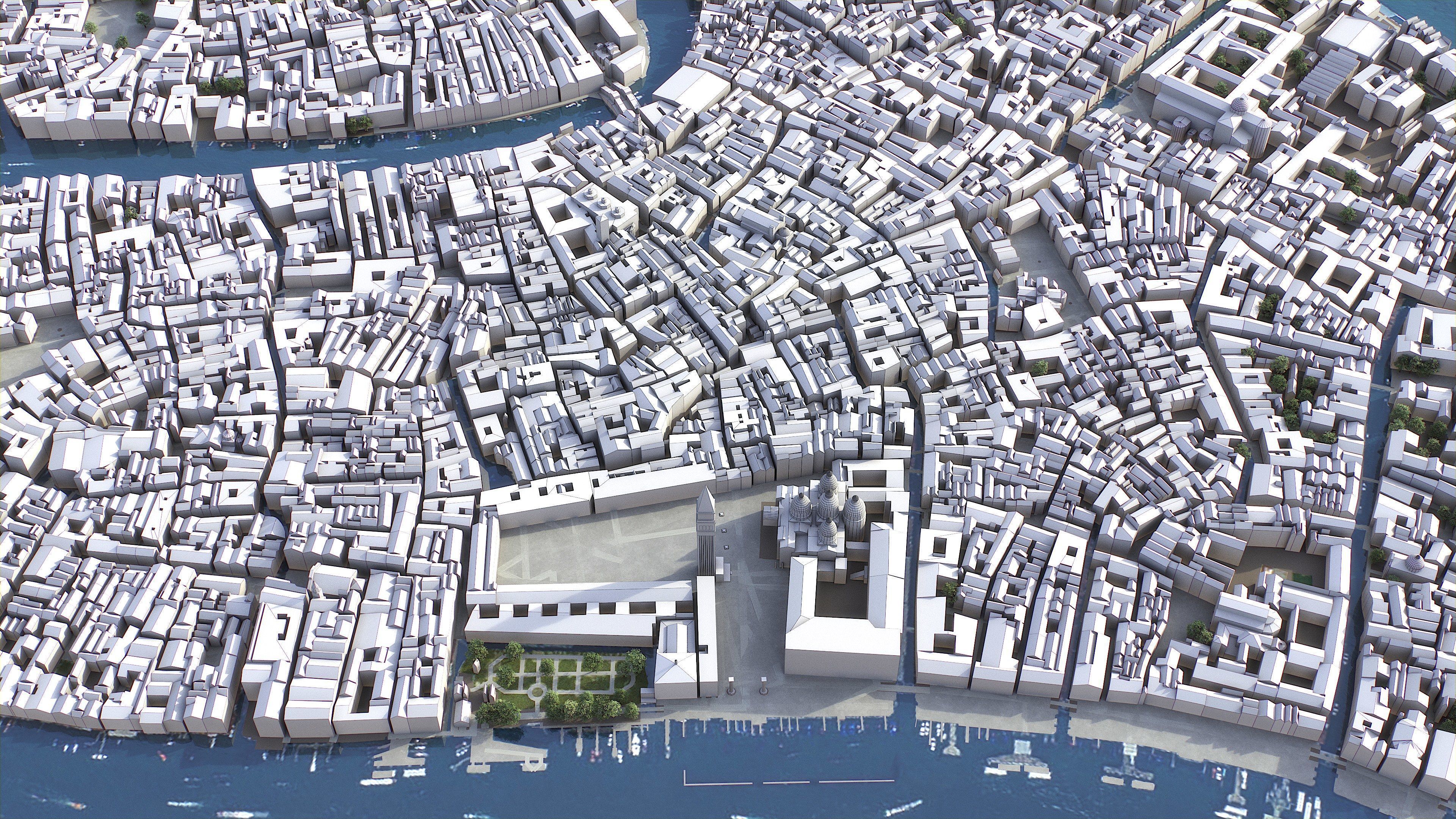 Venice - 3D City Model Low-poly 3D model_10