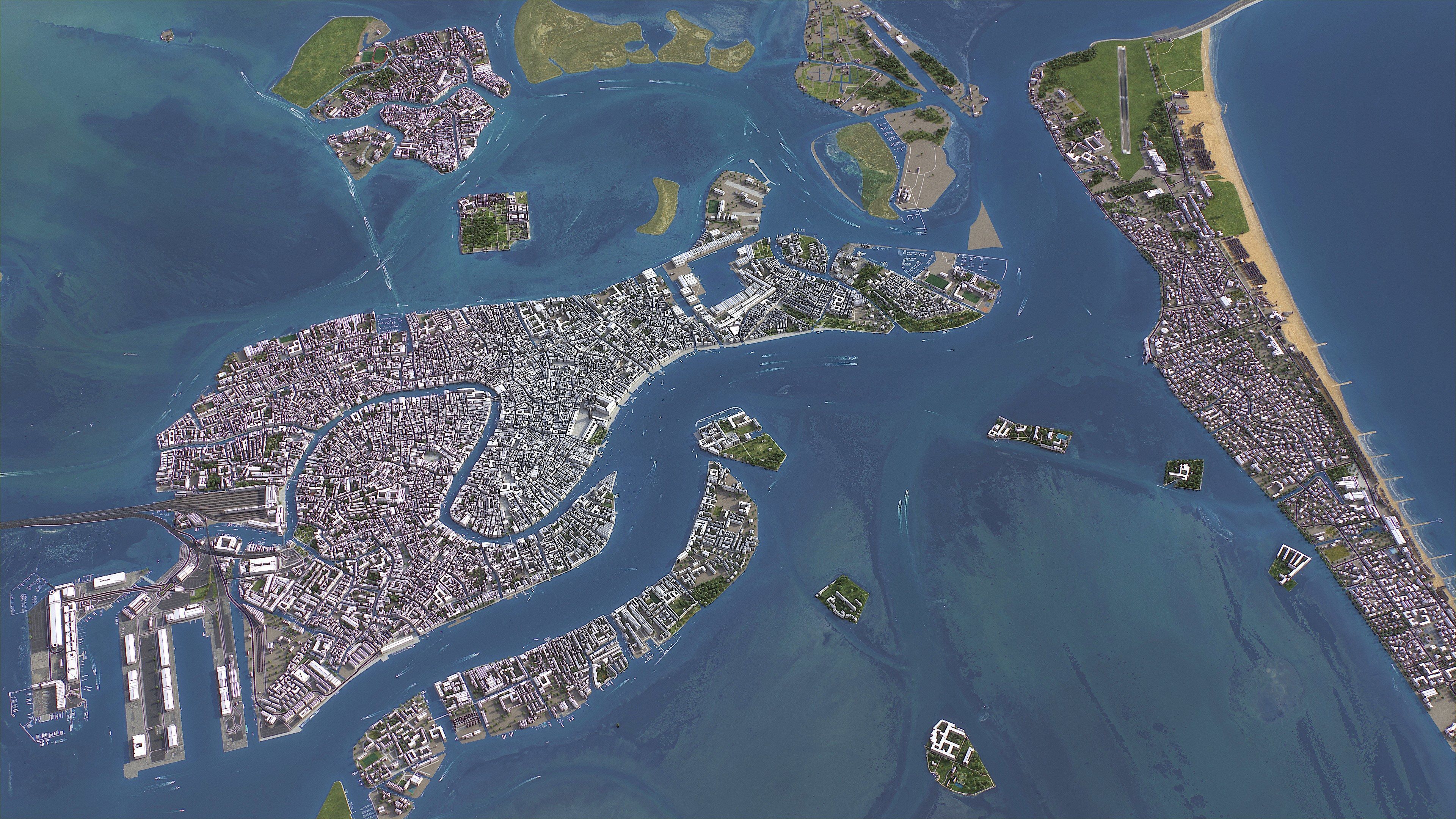 Venice - 3D City Model Low-poly 3D model_7