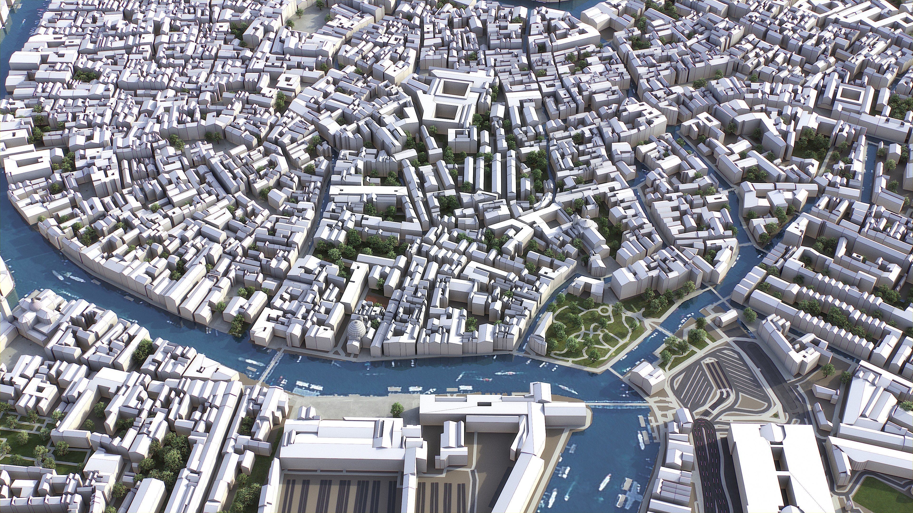 Venice - 3D City Model Low-poly 3D model_9