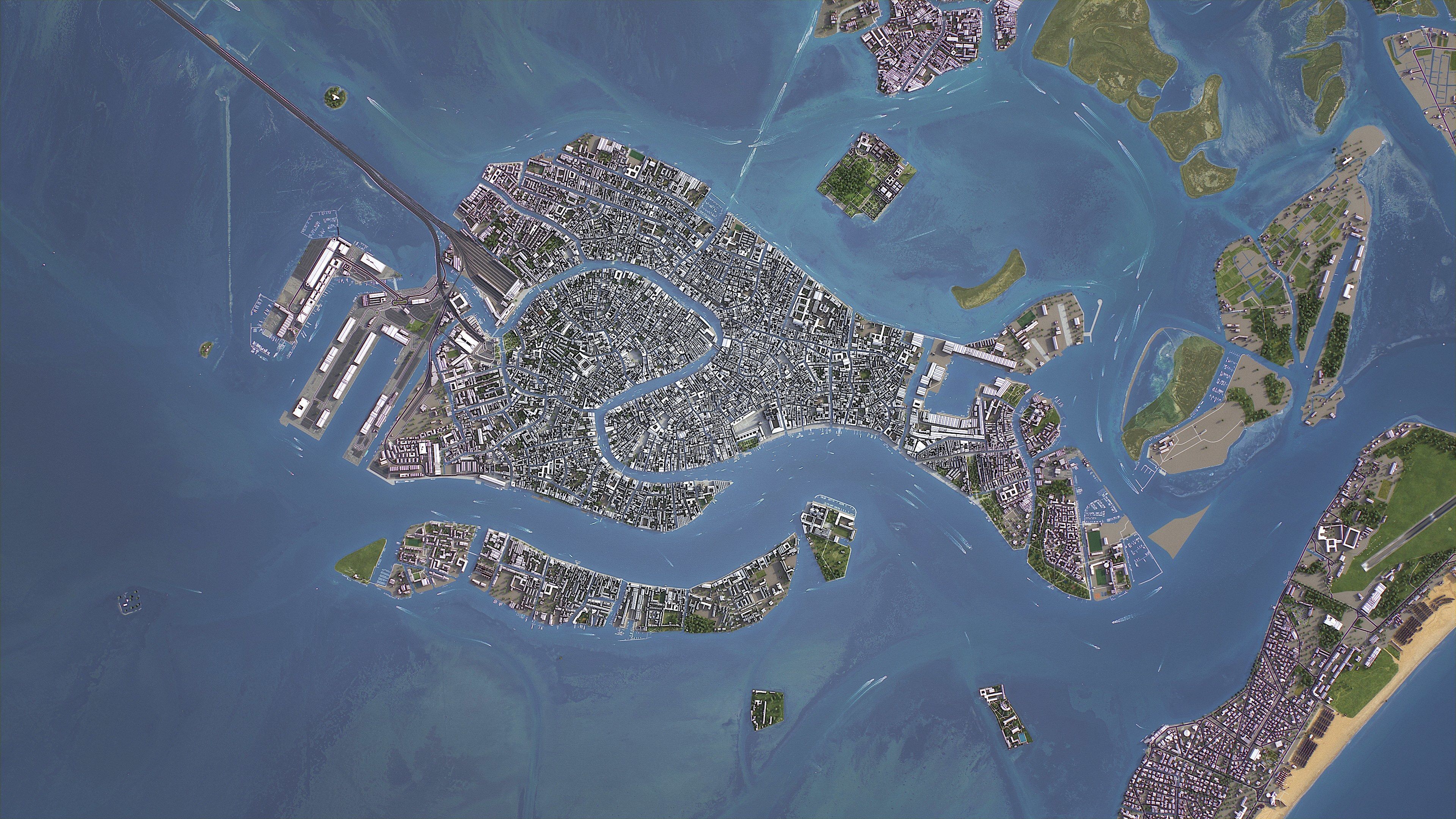 Venice - 3D City Model Low-poly 3D model_14