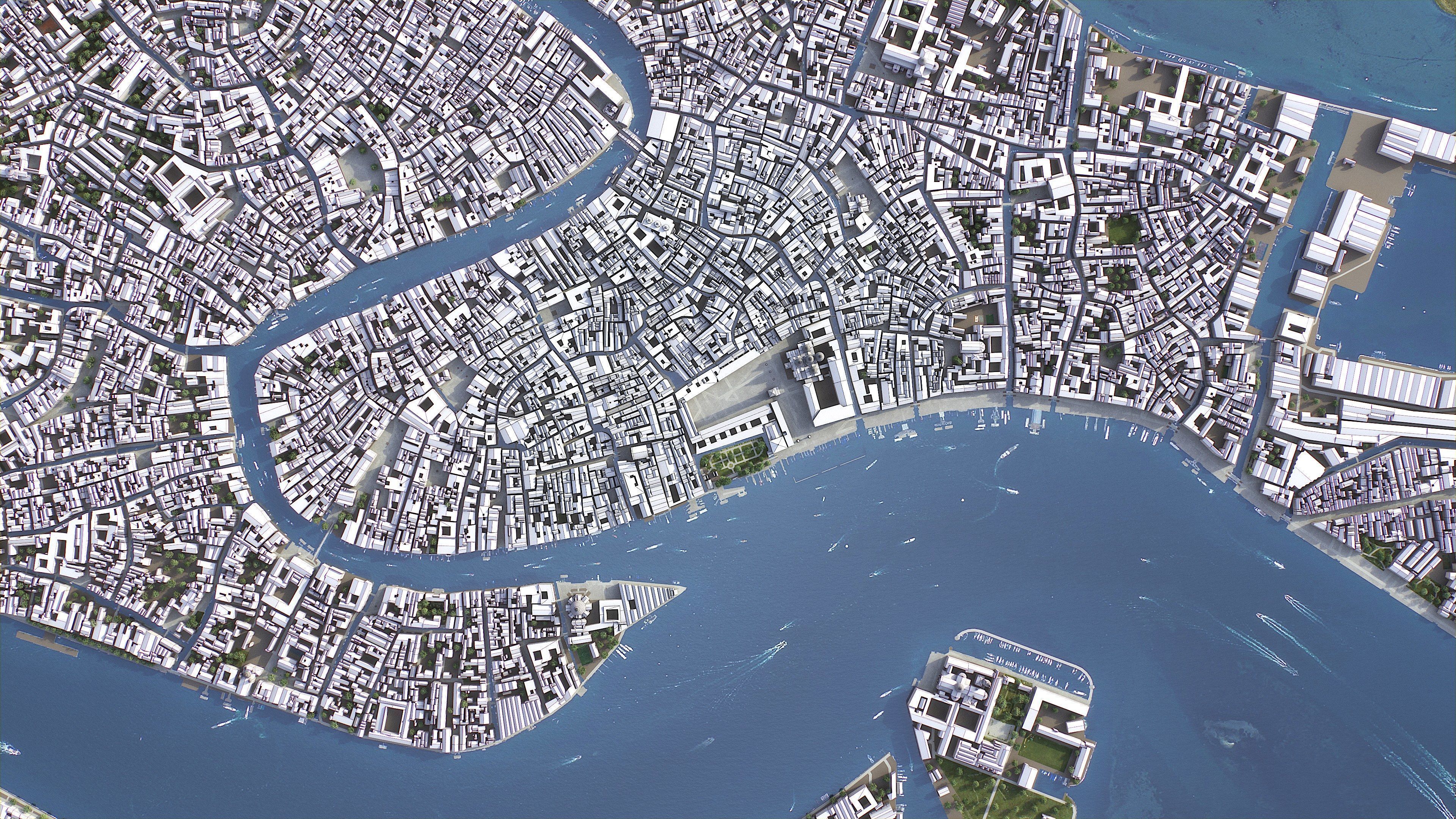 Venice - 3D City Model Low-poly 3D model_12