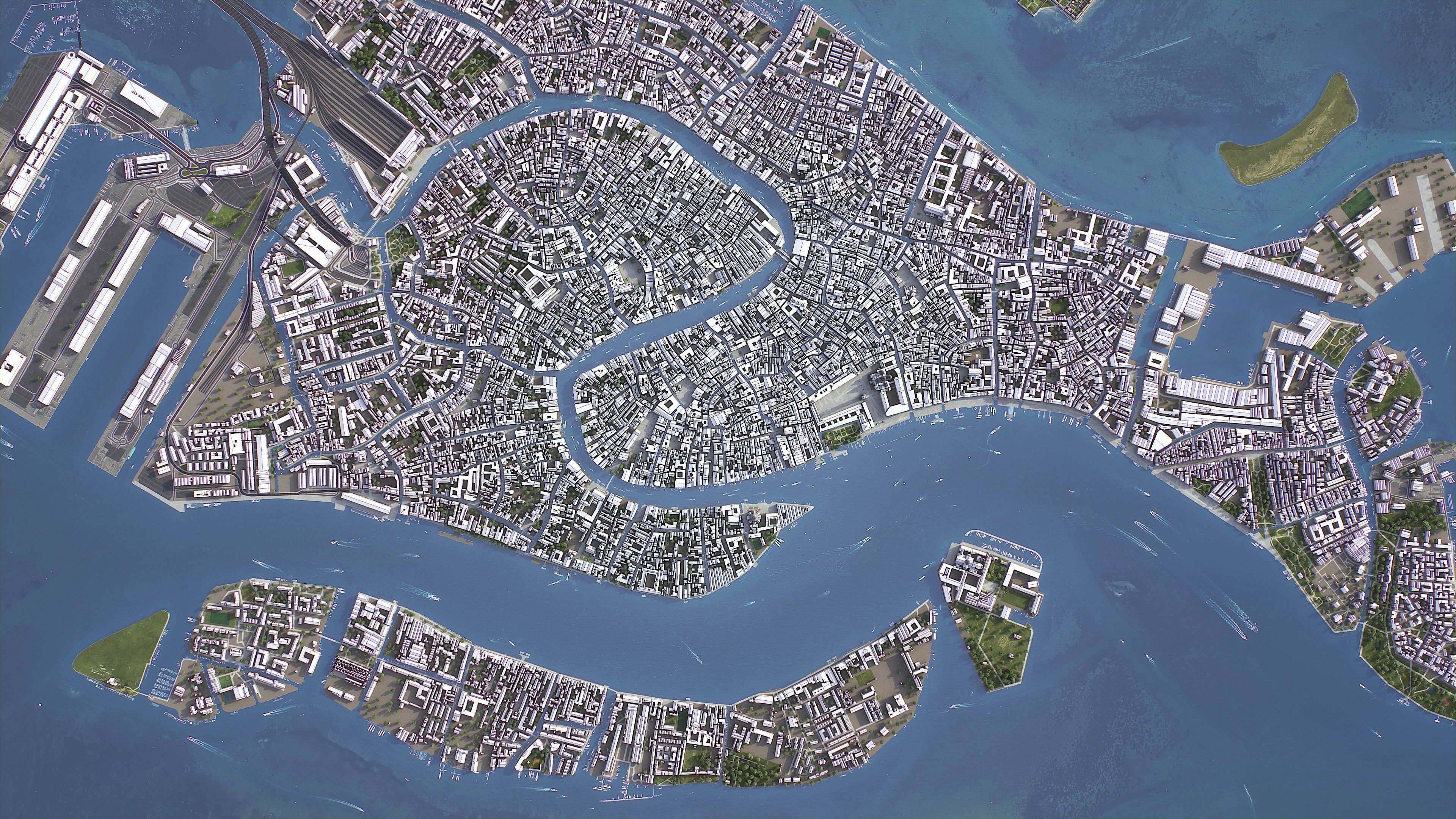 Venice - 3D City Model Low-poly 3D model_13