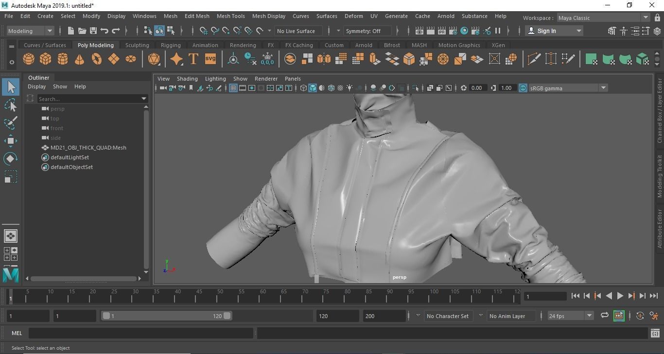 Female Cloth Stage Outfit - Marvelous Designer 3D model_14