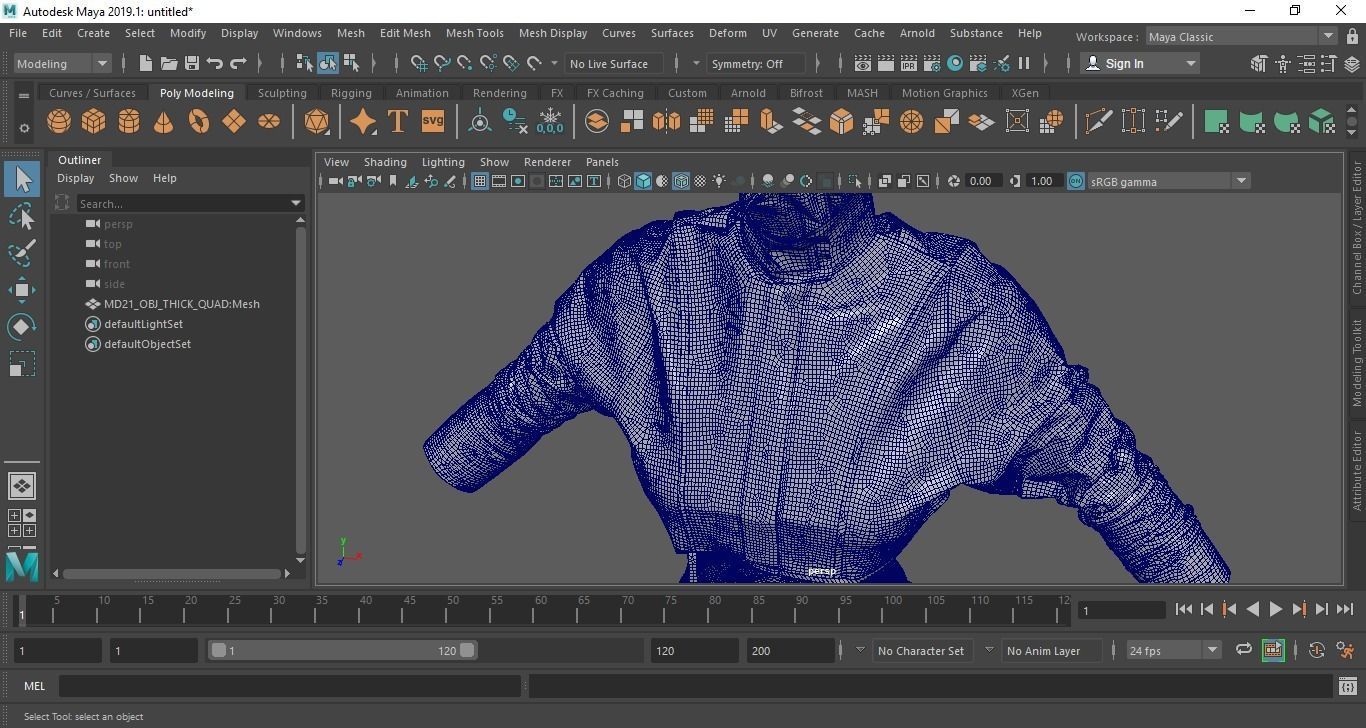 Female Cloth Stage Outfit - Marvelous Designer 3D model_13