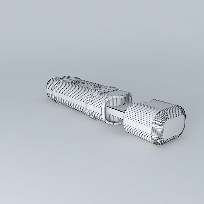 Radical USB Stick Free 3D model_4