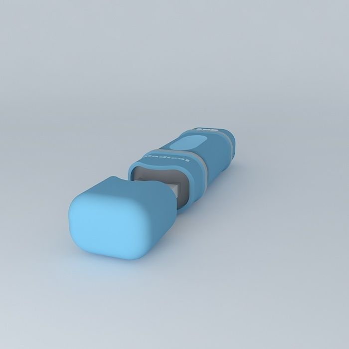 Radical USB Stick Free 3D model_1
