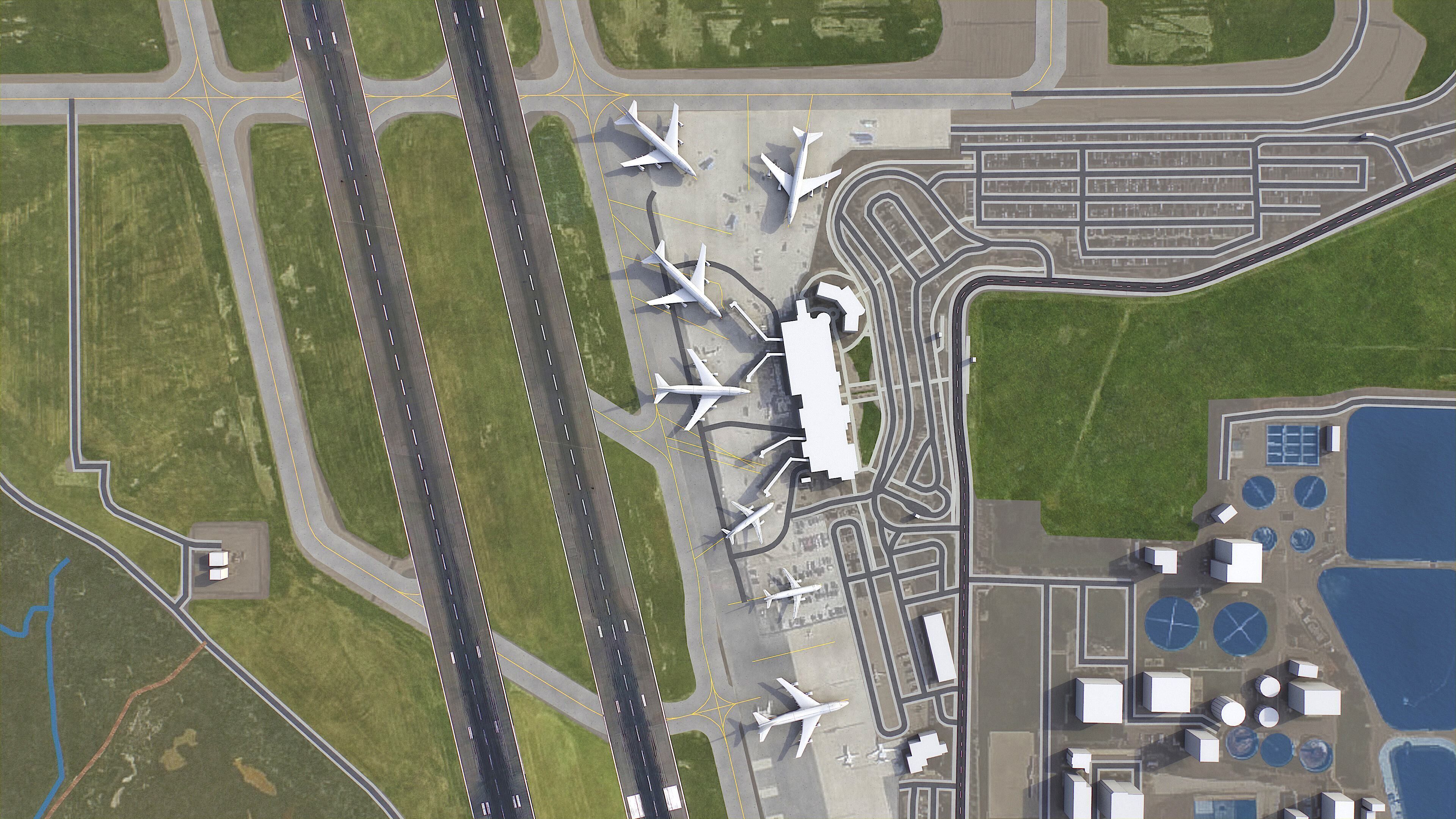 Santa Barbara - 3D City Model Low-poly 3D model_20