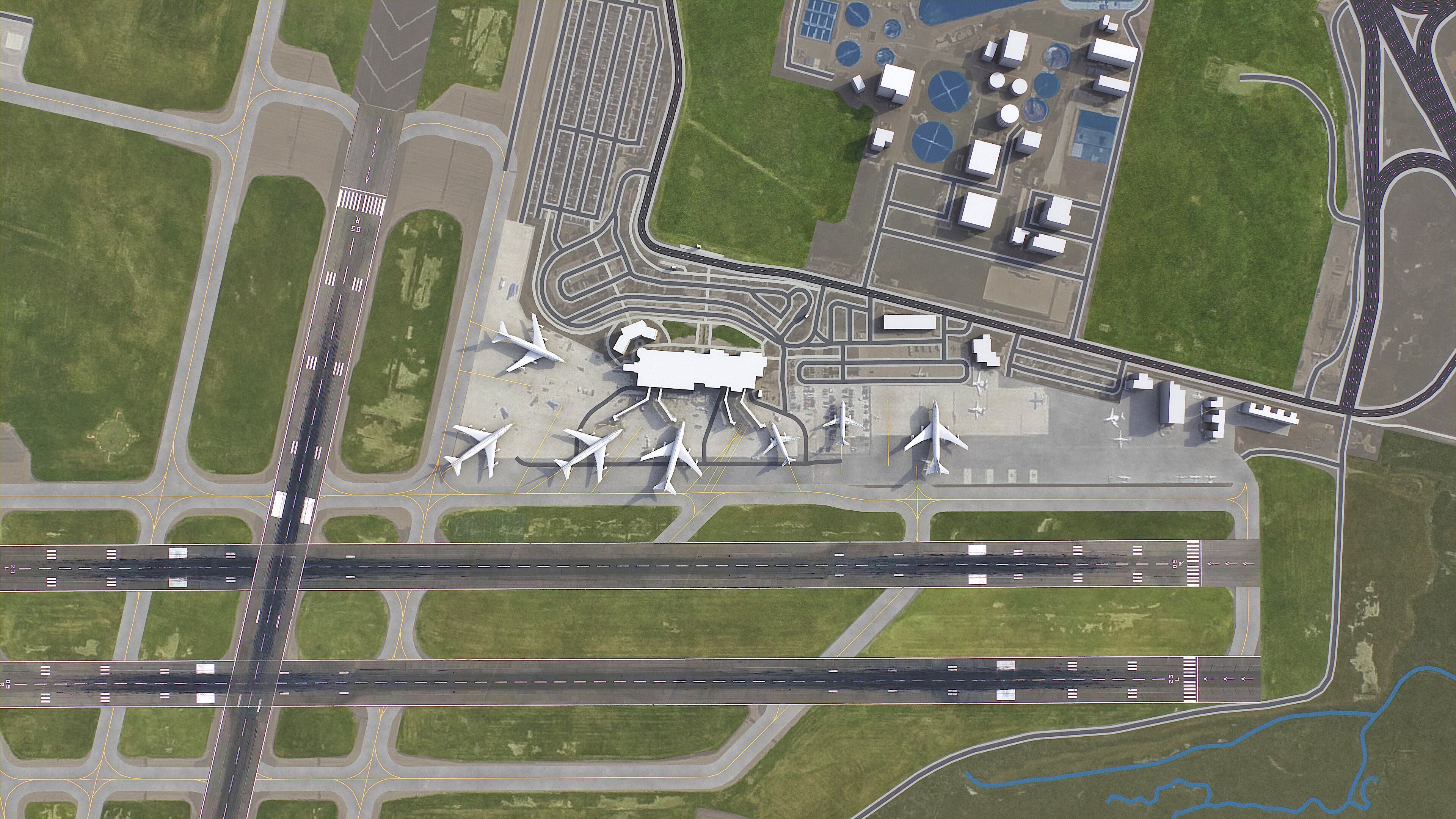 Santa Barbara - 3D City Model Low-poly 3D model_19