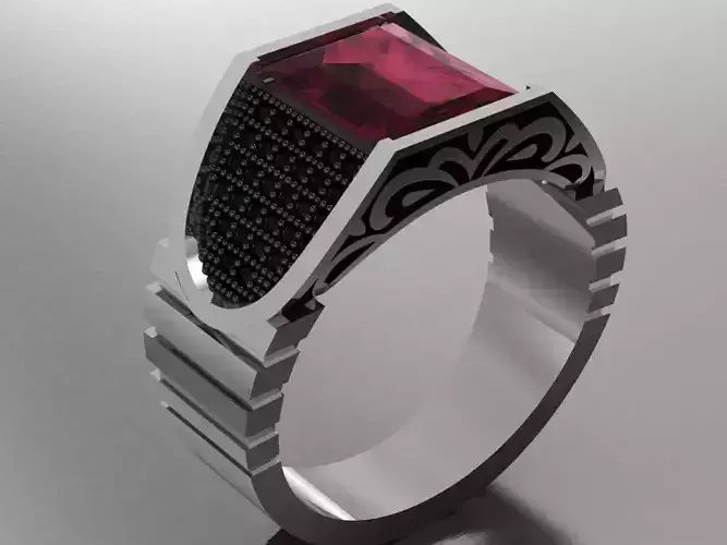 GC GOLD E007-diamond men ring 