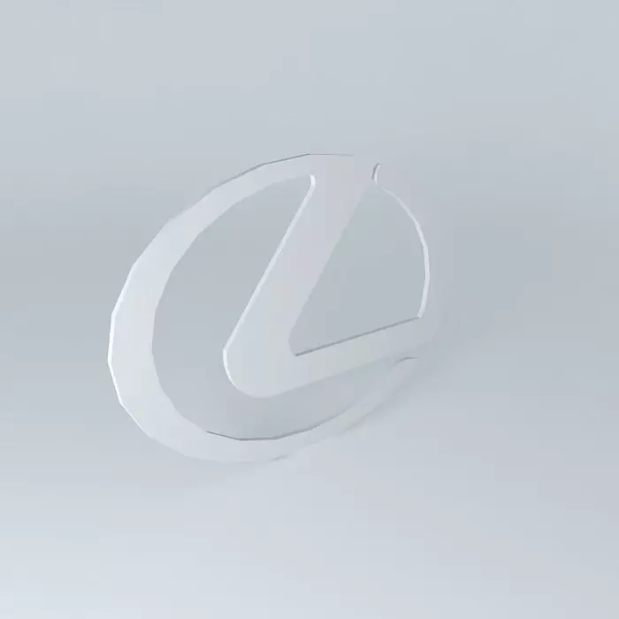 Lexus logo Free 3D model