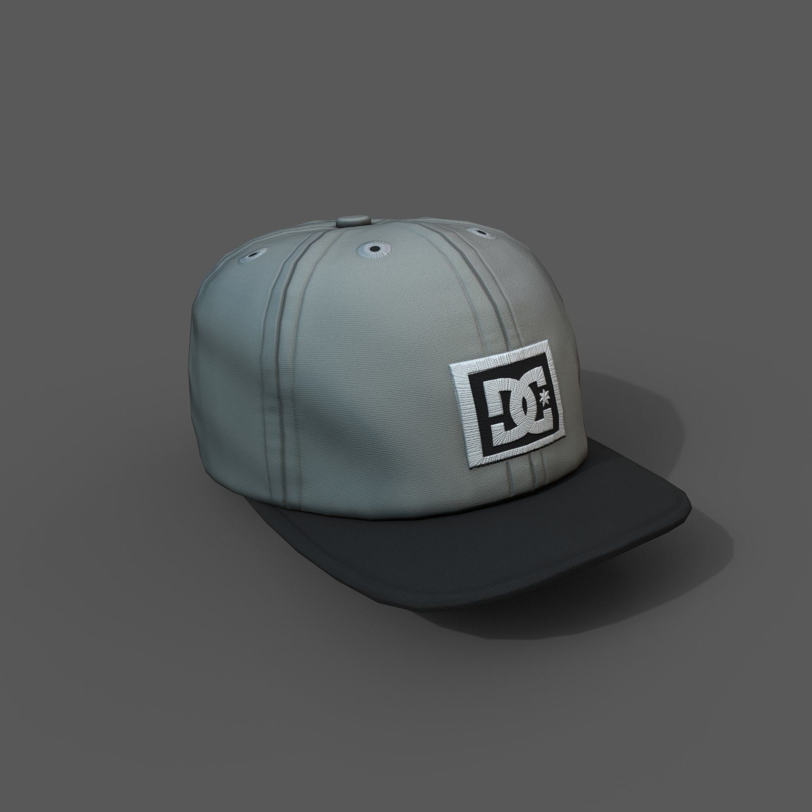 Cap human scifi Generic sport 3d model low poly Low-poly 3D model_2