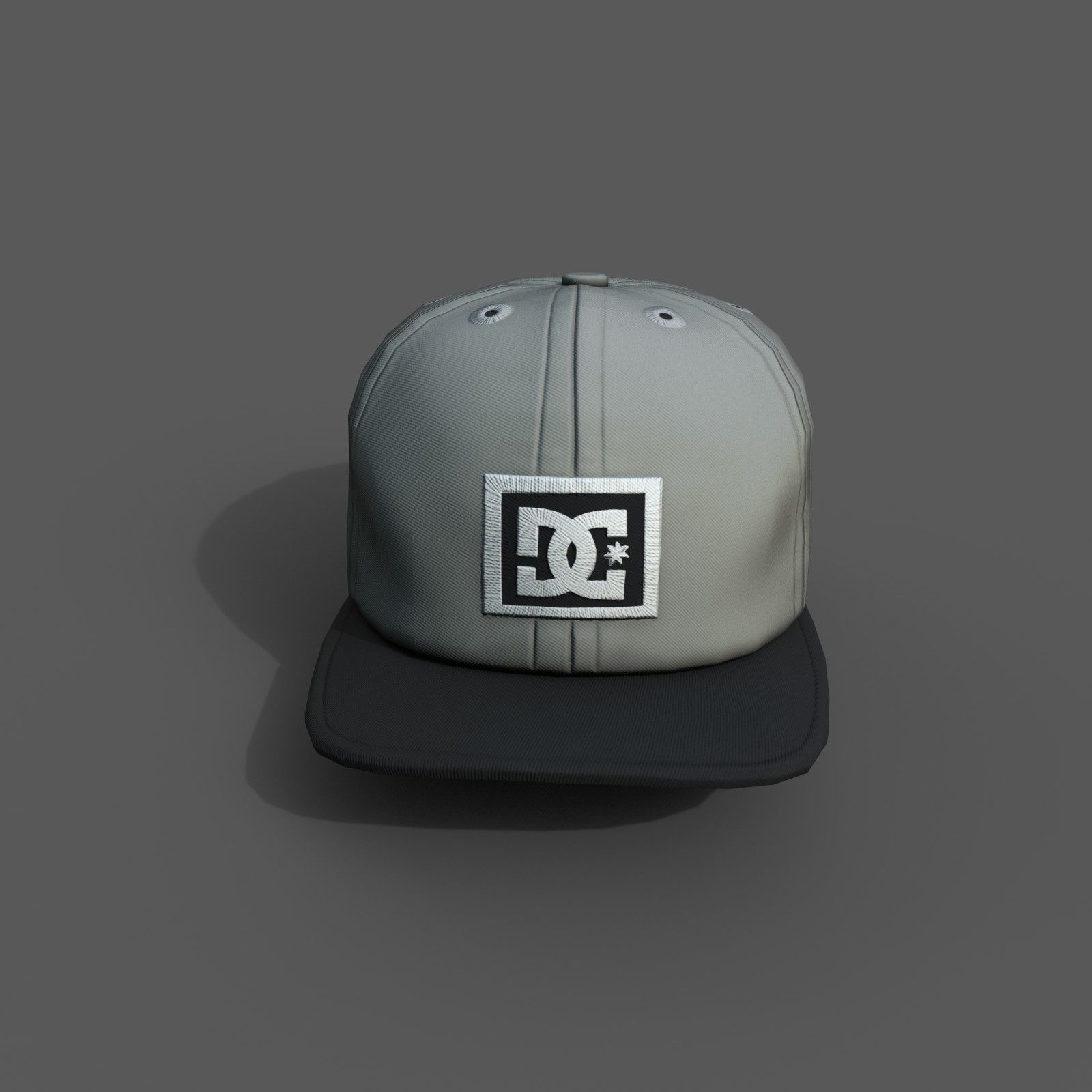 Cap human scifi Generic sport 3d model low poly Low-poly 3D model_1