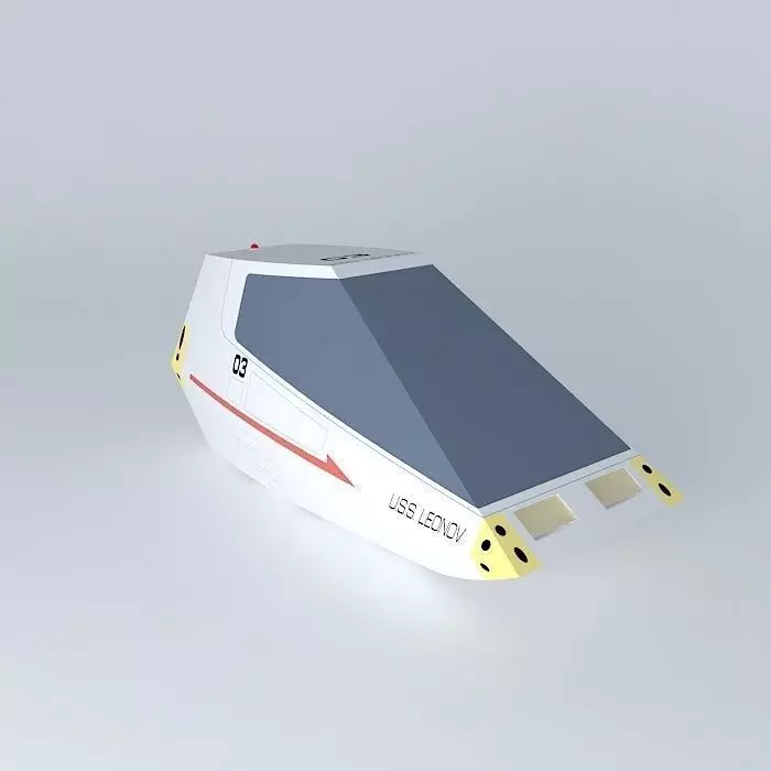 USS Leonov Workbee Free 3D model