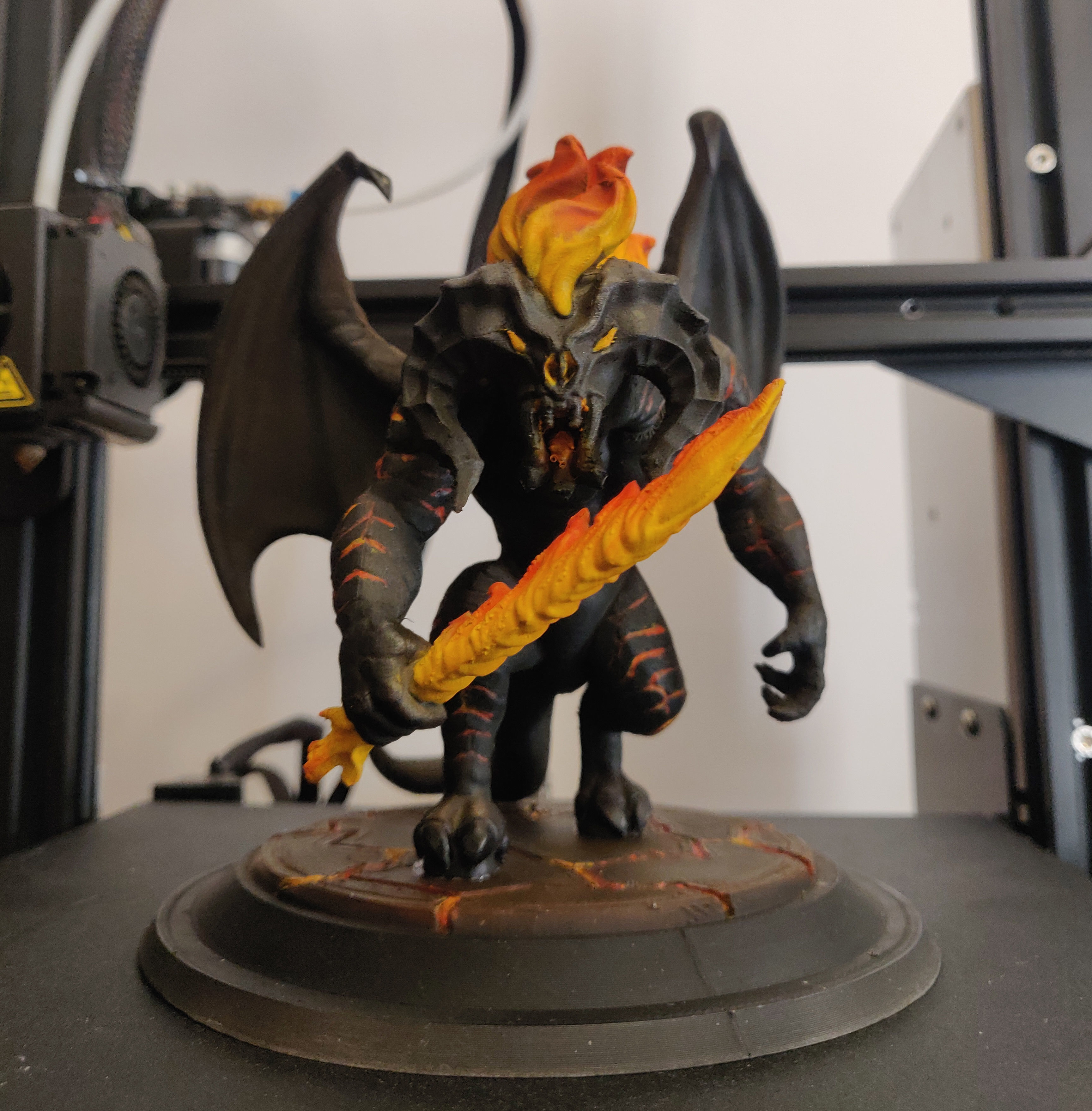 Balrog Stylized 3D Print Model 3D print model_8