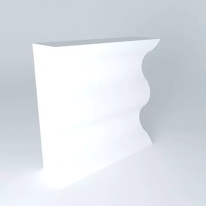 wave foam 4 Free 3D model_0