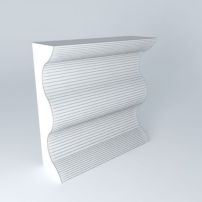 wave foam 4 Free 3D model_3