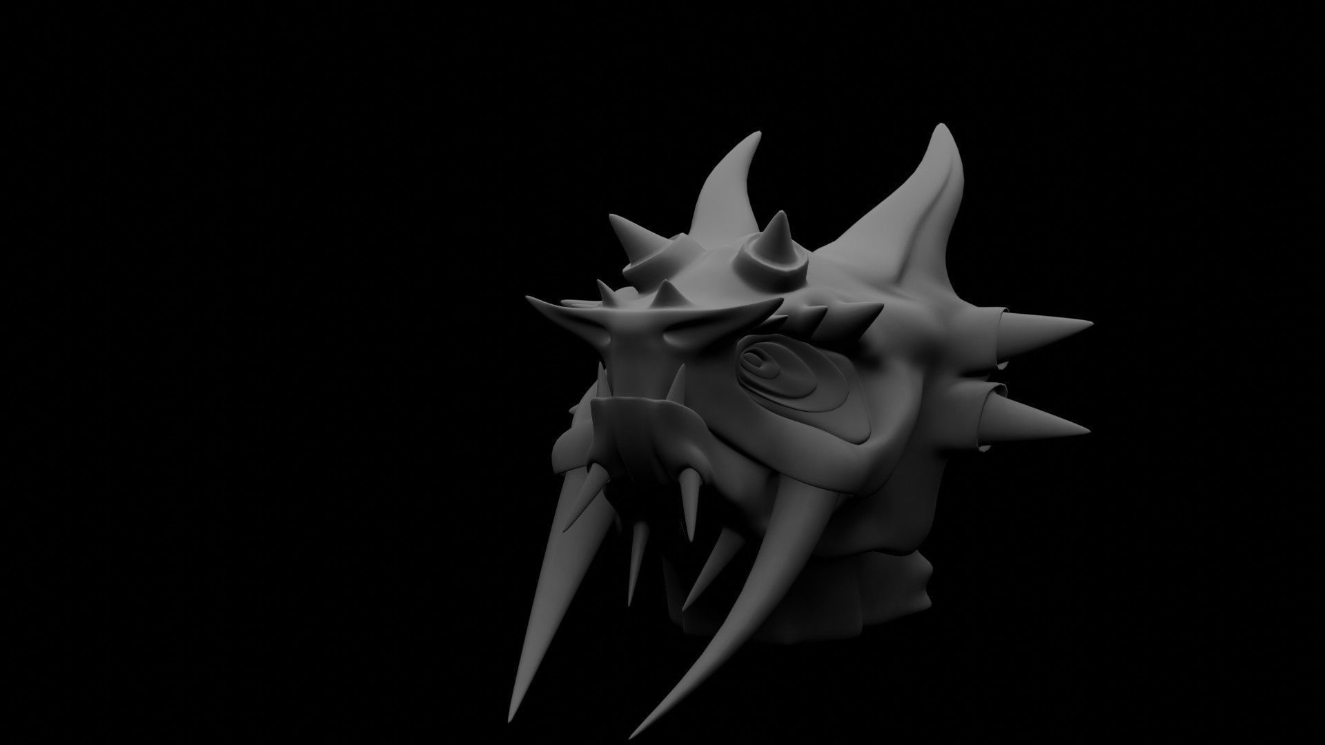 Dragon Head 3D model_18
