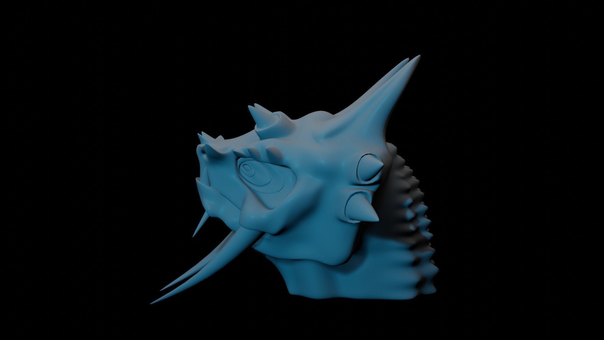 Dragon Head 3D model_3